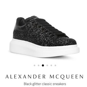 Alexander McQueen Sneakers (black sparkles)
